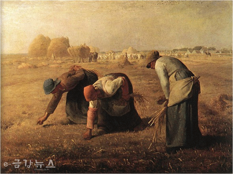 장 프랑수아 밀레 Jean-François Millet 1814~18751897, 캔버스에 유채, 83.8×111.8㎝, 오르세 미술관, 파리