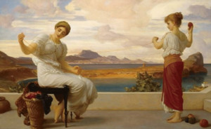 프레더릭 레이턴  Lord Frederic Leighton, 영국1830년~ 1896년
oil on canvas 100.3 x 161.3 cm 1878
Art gallery of New South Wales 시드니, 오스트레일리아