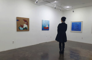 장지연 화가의 10회 개인전 '길상展' 전시장 전경