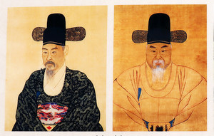 충남역사박물관에 전시되어 있는 김이교 영정